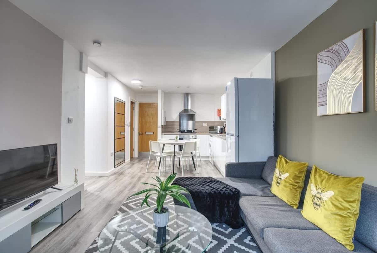 2Br City Centre Apt, Self Check In, Wifi, By Derbnb Sheffield Exterior foto